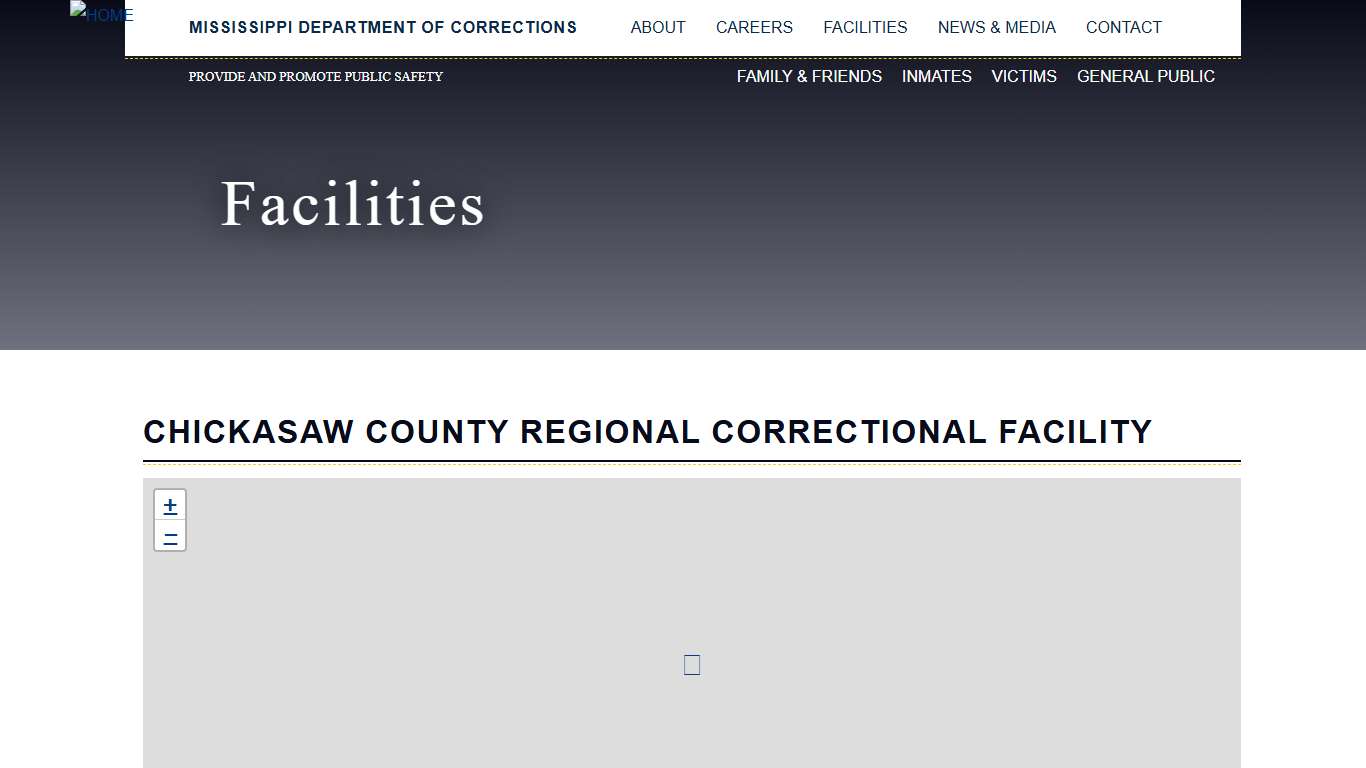 Chickasaw County Regional Correctional Facility Mississippi Department of Corrections